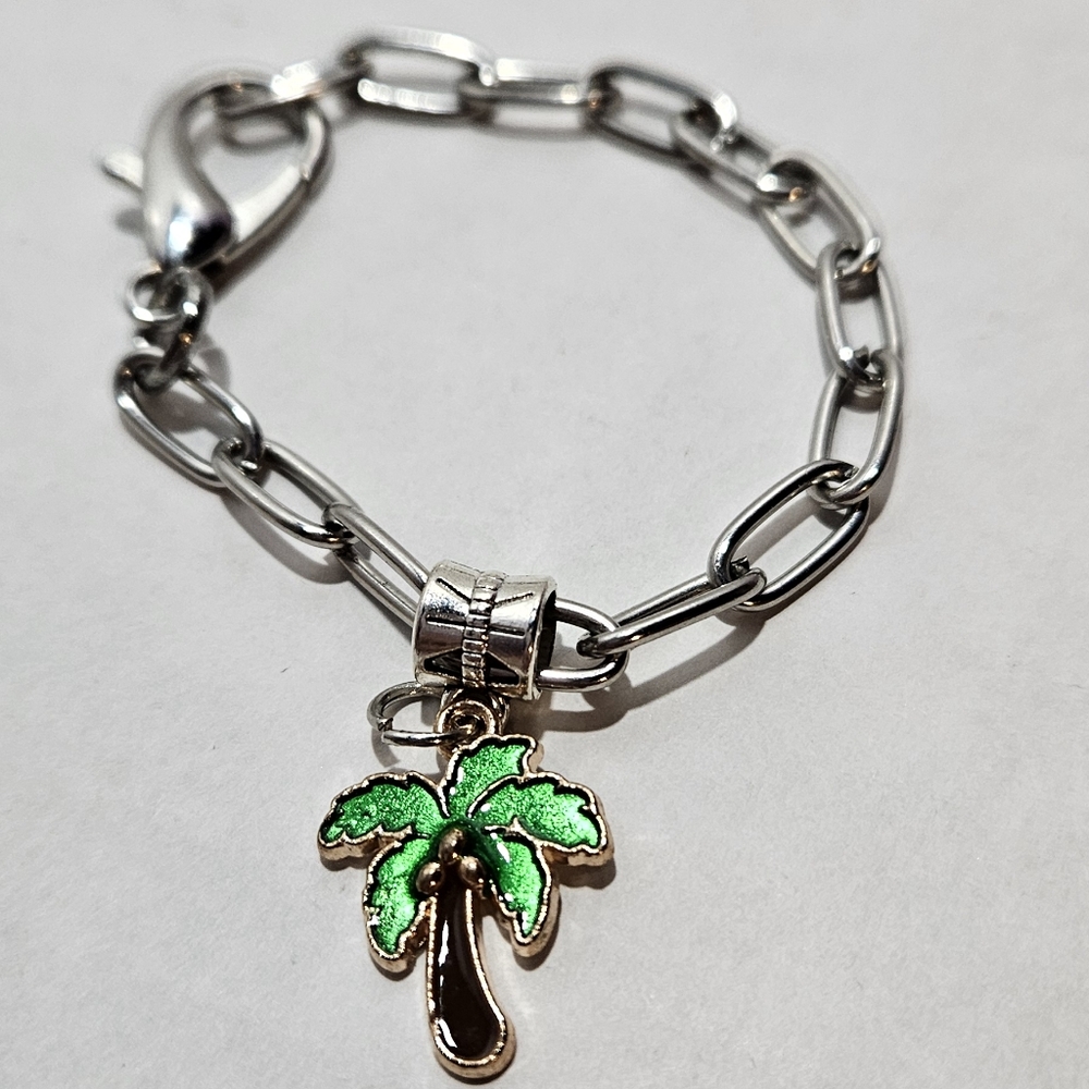Palm Tree drink cup bracelet